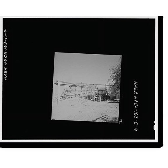 Historic Print, Jet Propulsion Laboratory Edwards Facility, Test Stand B, Edwards Air Force Base, Boron vicinity, Kern County, CA - 4, 18" x 24"