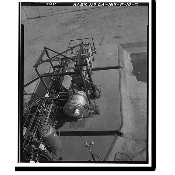 Historic Print, Jet Propulsion Laboratory Edwards Facility, Test Stand D, Edwards Air Force Base, Boron vicinity, Kern County, CA - 10, 18" x 24"