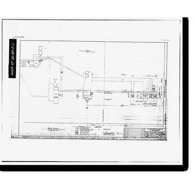 Historic Print, Jet Propulsion Laboratory Edwards Facility, Test Stand
