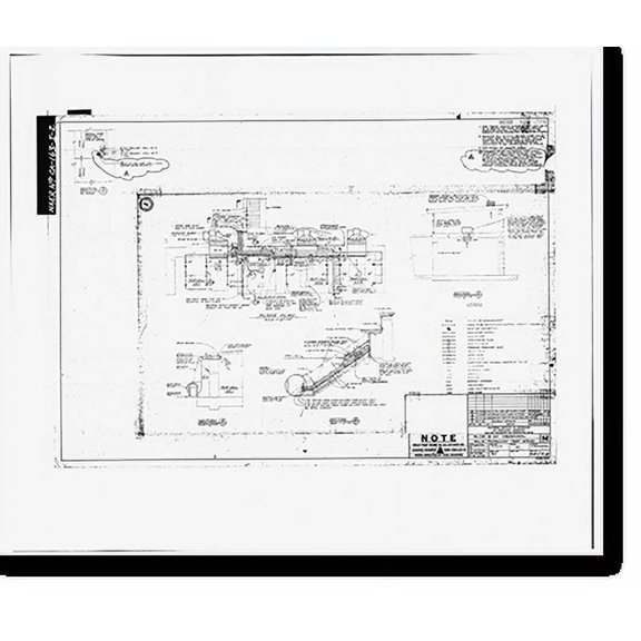 Historic Print, Jet Propulsion Laboratory Edwards Facility, Test Stand E, Edwards Air Force Base, Boron vicinity, Kern County, CA - 2, 18" x 24"