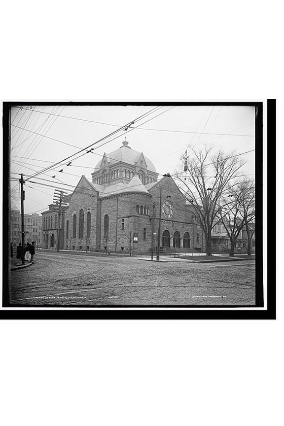 Historic Print, Jewish Temple, Cleveland, O[hio], 16" x 20"