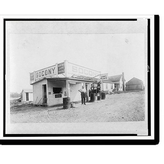 Historic Print, Jim's place - by the water's edge (Jas. G. Tweedie, prop.), R.D. #1, Hamilton, N.Y., 16" x 20"