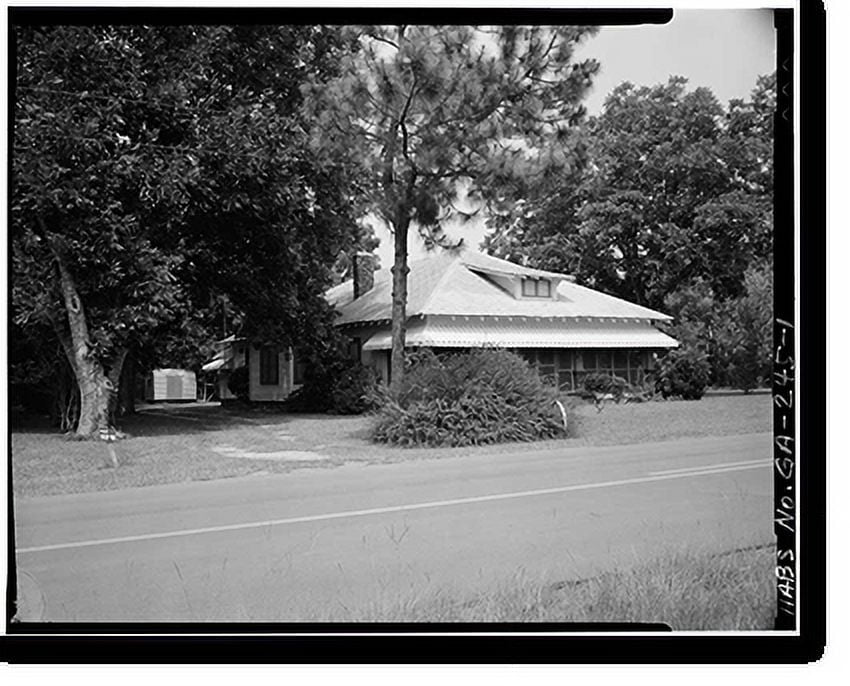 Historic Print, Jimmy Carter Boyhood Home, Old Plains Highway (Lebanon