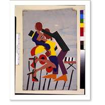 Historic Print, Jitterbugs I.W.H. Johnson., 16" x 20"