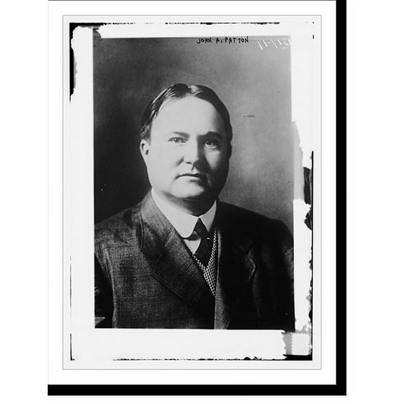 Historic Print, John A. Patton - 2, 16" x 20"