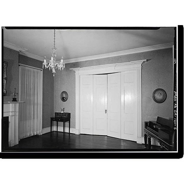 Historic Print, John Ash House, 114116 West Hull Street, Savannah