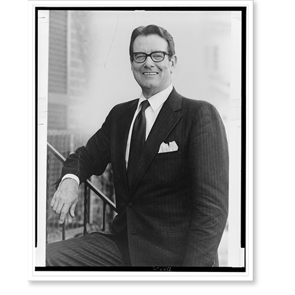 Historic Print, [John B. Breckinridge, half-length portrait, standing on steps, facing left], 16" x 20"