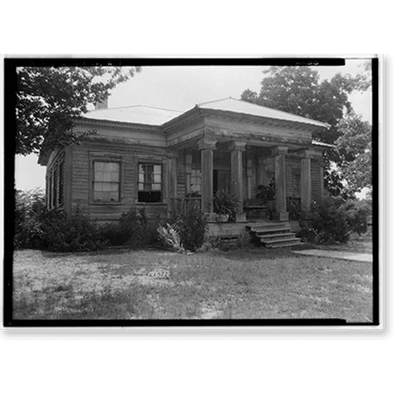 Historic Print, John Chancey House, High Ridge, Bullock County, AL, 16" x 20"