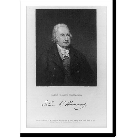 Historic Print, John Eager Howard, 1752-1827, 16" x 20"