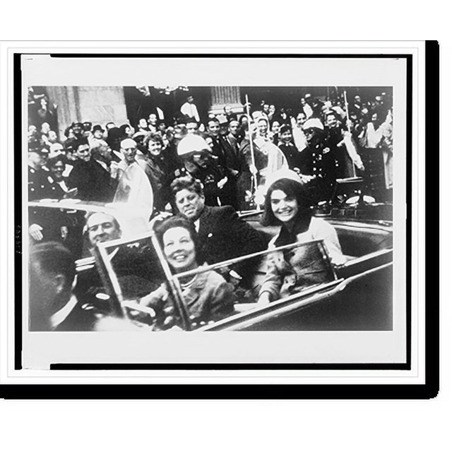 Historic Print, [John F. Kennedy motorcade, Dallas, Texas, Nov. 22