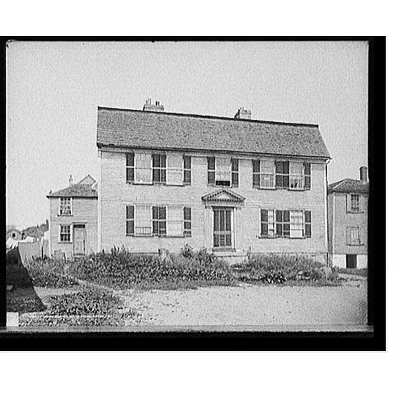 Historic Print, John Glover house, Marblehead, Mass., 16" x 20"