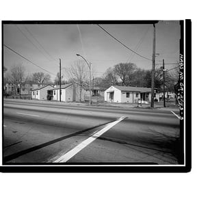 Historic Print, John Hope Homes (Public Housing), Bounded by Larkin, Dora, Spelman Streets & Lane, Atlanta, Fulton County, GA - 3, 18" x 24"
