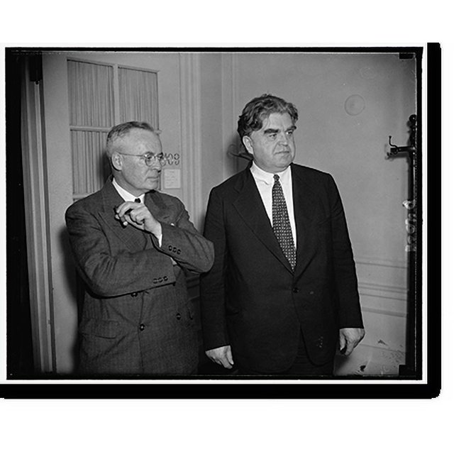Historic Print, John L. Lewis & Thomas Kennedy, May 23, 1938, 16" x 20"