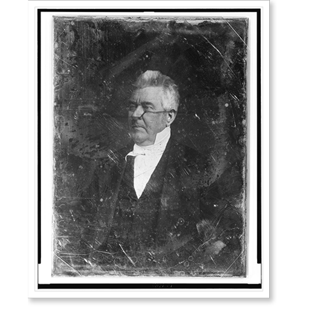 Historic Print, [John M. Clayton, halflength portrait, threequarters