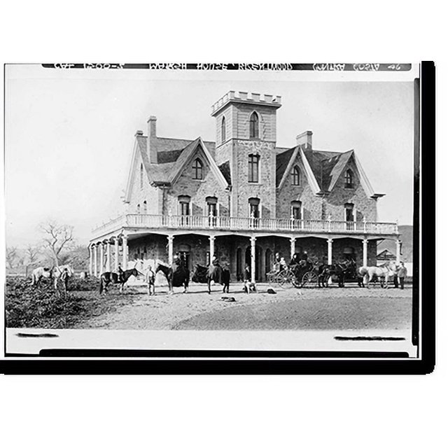 Historic Print, John Marsh House, Marsh Creek Road, Brentwood vicinity