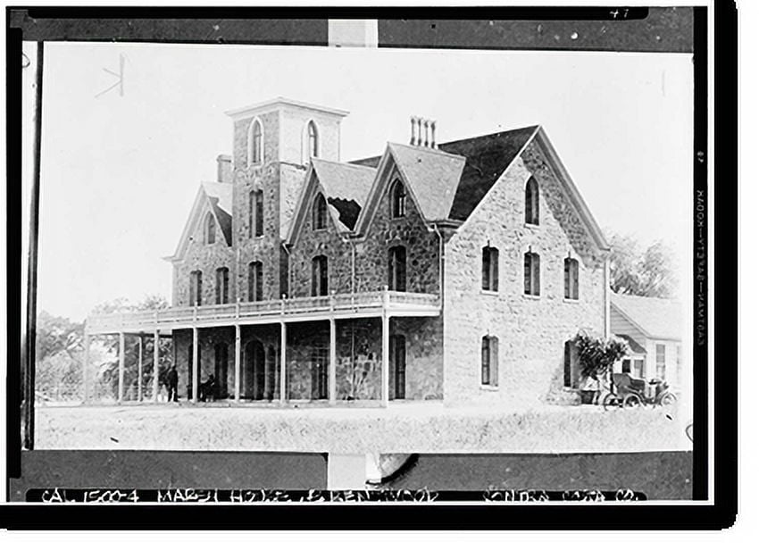 Historic Print, John Marsh House, Marsh Creek Road, Brentwood vicinity