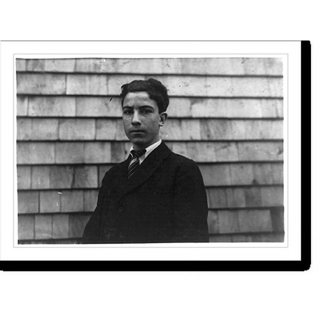 Historic Print, John Megna Italian 16 yrs. 75 Mt. Hope Ave. Iron