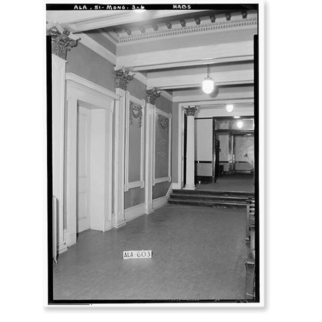 Historic Print, John Murphy House, 22 Bibb Street, Montgomery