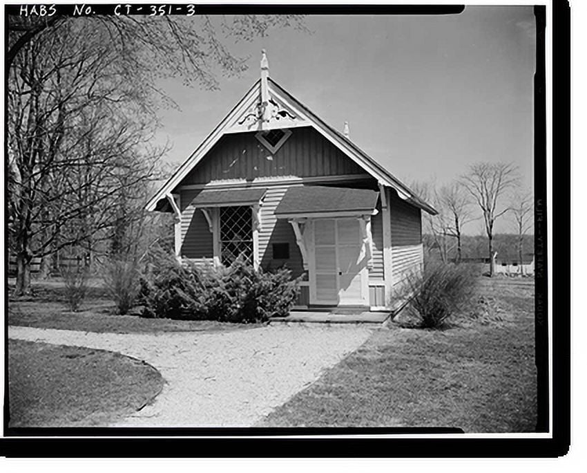 Historic Print, John Rogers Studio, 10 Cherry Street, New Canaan
