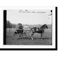 Historic Print, John Schiff & Mrs. Phipps' "Mighty Adam", 16" x 20"