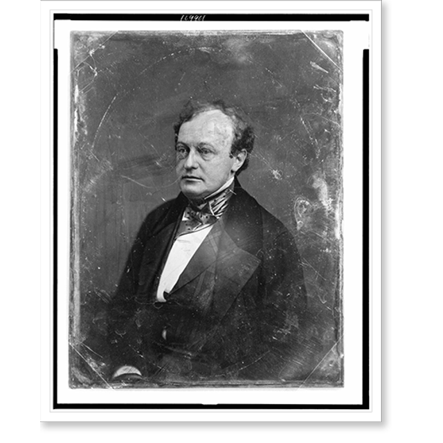 Historic Print, [John Van Buren, halflength portrait, threequarters