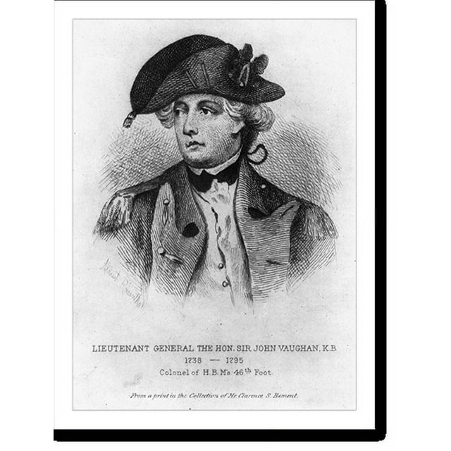 Historic Print, [John Vaughan, 1738?1795, bust portrait, facing left