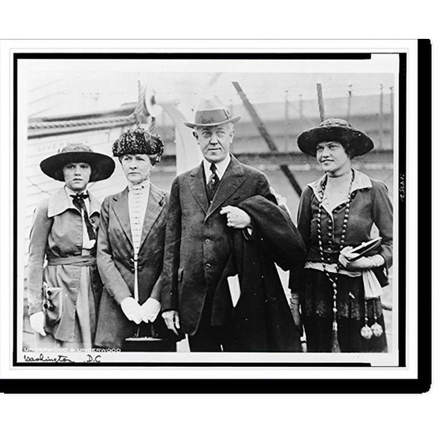 Historic Print, John W. Davis of West Virginia and family.Underwood