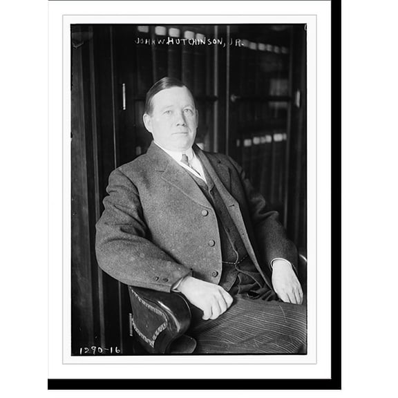Historic Print, John W. Hutchinson, Jr. - 2, 18" x 24"