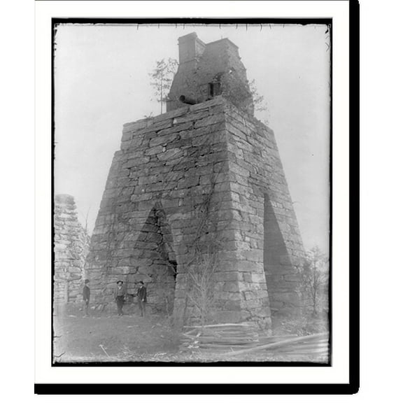Historic Print, [Jordan Furnace (operated from 1827 to 1911) - South River between Lexington and Clifton Forge, Va.], 16" x 20"