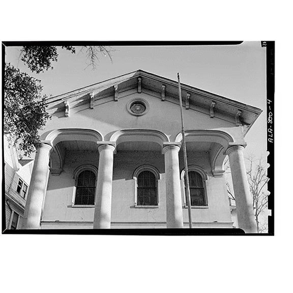 Historic Print, Joshua Kennedy House, 607 Government Street, Mobile, Mobile County, AL - 4, 16" x 20"