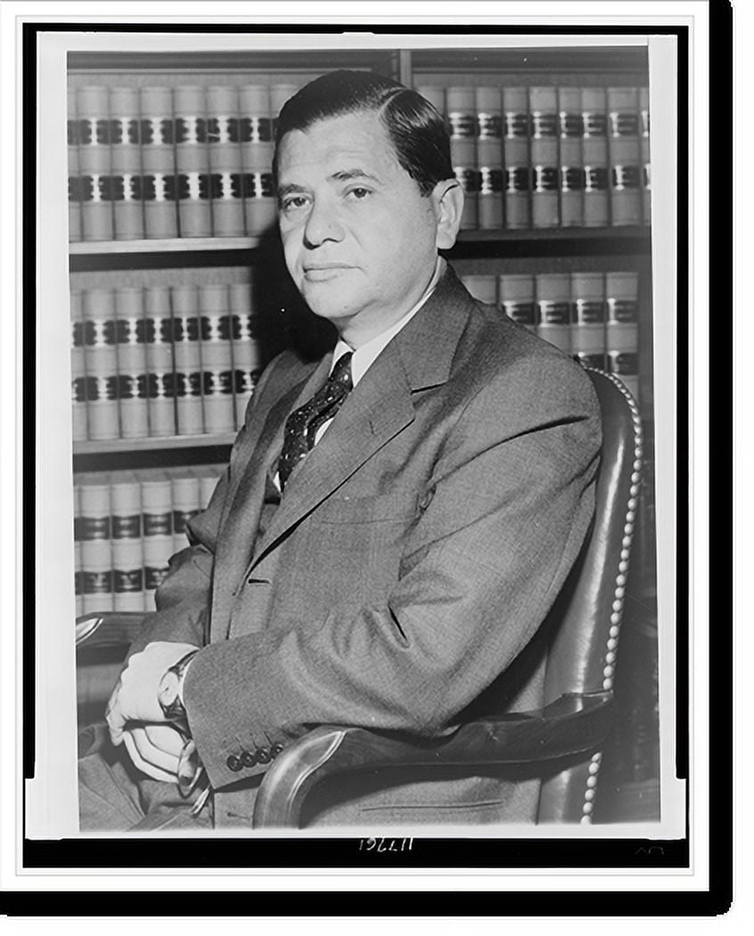 Historic Print, [Judge Irving R. Kaufman, halflength portrait, seated