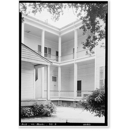 Historic Print, Judge John Bragg House, 1906 Spring Hill Avenue, Mobile, Mobile County, AL - 5, 18" x 24"