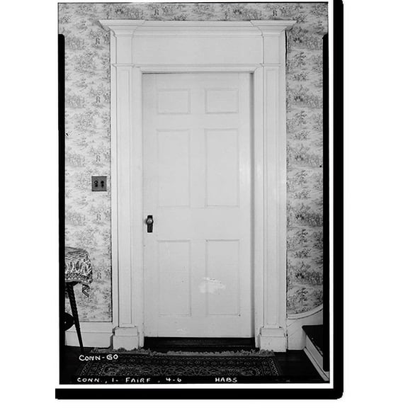 Historic Print, Judge Roger M. Sherman House, 500 Old Post Road, Fairfield, Fairfield County, CT, 16" x 20"
