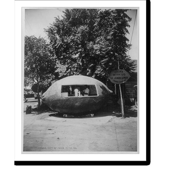 Historic Print, Jumbo Lemon Booth, 16" x 20"