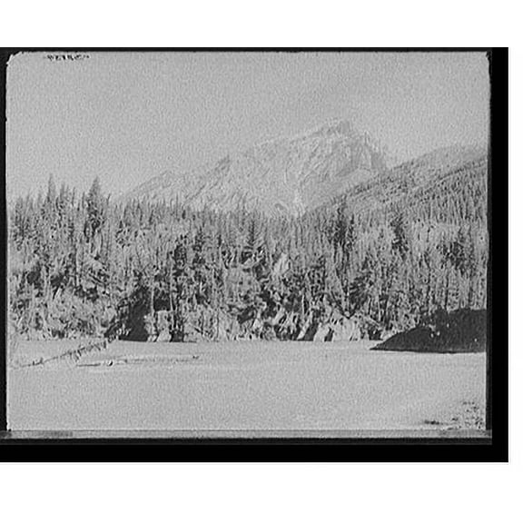 Historic Print, [Junction of the Bow & Spray rivers, Canadian National Park, Alberta, Canada], 16" x 20"