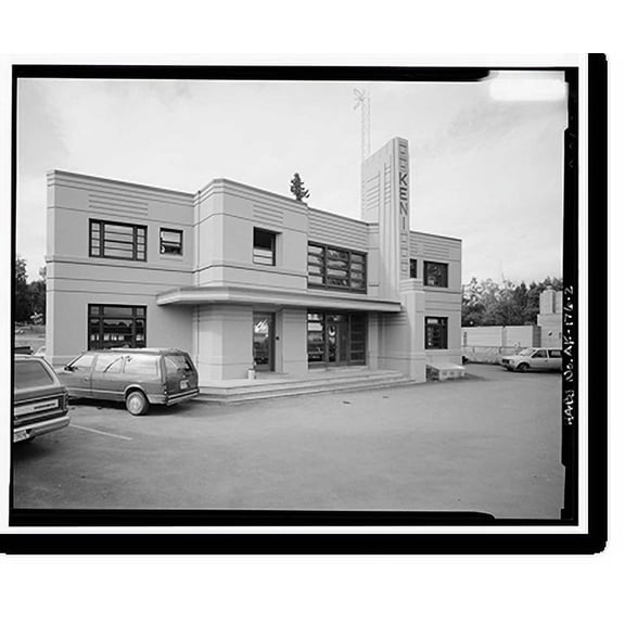 Historic Print, KENI Radio Building, 1777 Forest Park Drive, Anchorage, Anchorage, AK - 2, 16" x 20"