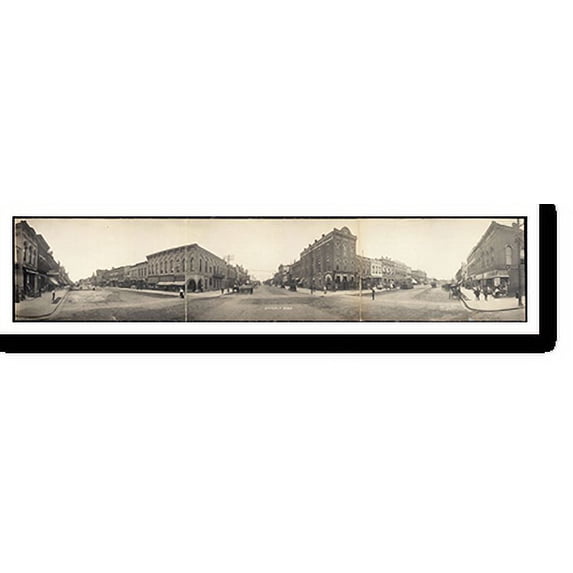 Historic Print, KS Emporia 1909 PHOTO, Width 11" x Length 49"