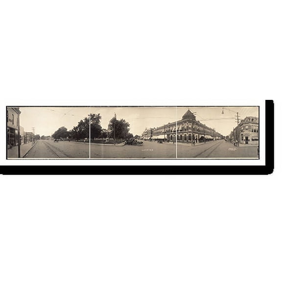 Historic Print, KS Olathe 1909 PHOTO, Width 11" x Length 49"