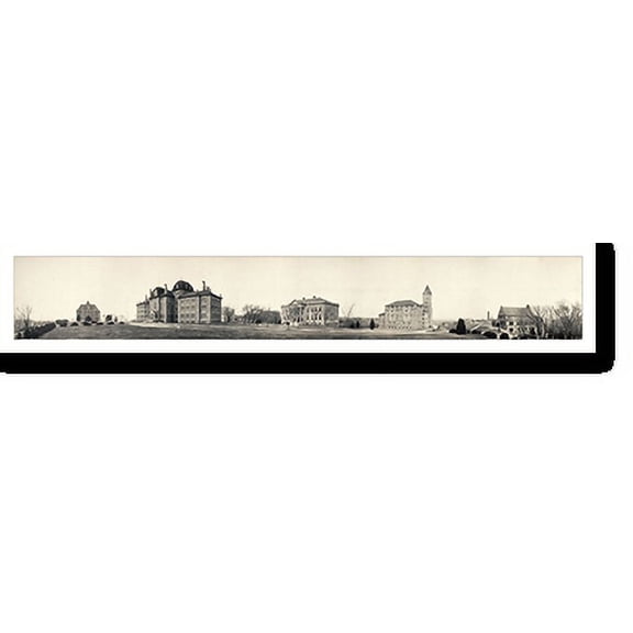 Historic Print, KS State University 1908 PHOTO, Width 7" x Length 36"