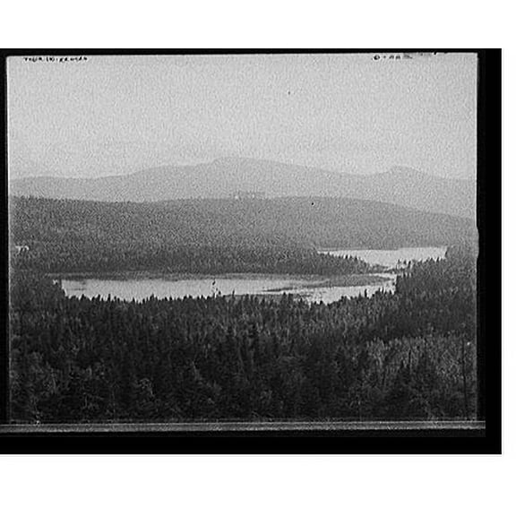 Historic Print, [Kaaterskill Mountain & the lakes, Catskill Mts., New York], 18" x 24"
