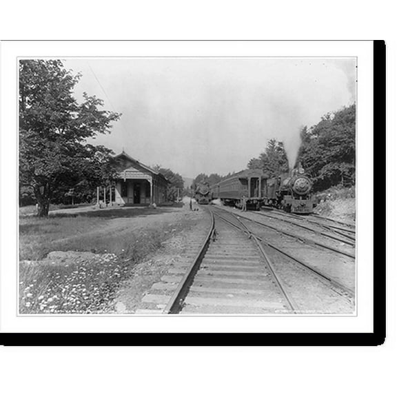 Historic Print, Kaaterskill Station, Catskill Mountains, N.Y., 16" x 20"