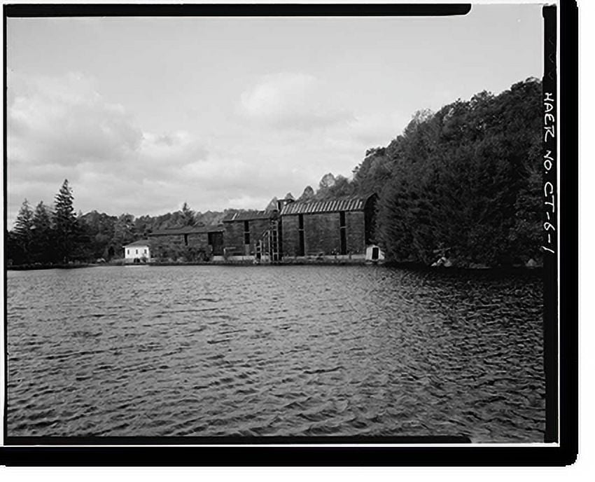 Historic Print, Kaatz Icehouse, 255 Whitney Avenue, Trumbull, Fairfield County, CT, 16" x 20