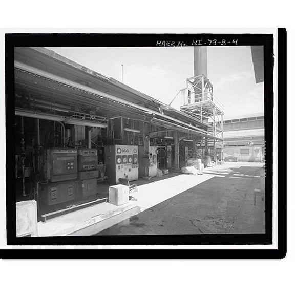 Historic Print, Kahului Cannery, Plant No. 28, Boiler House, Sheet Metal and Electrical Shops, 120 Kane Street, Kahului, Maui County, HI - 4, 16" x 20"