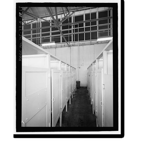 Historic Print, Kahului Cannery, Plant No. 28, Cannery Building and Dryer House/Feed Storage Building, 120 Kane Street, Kahului, Maui County, HI - 14, 18" x 24"