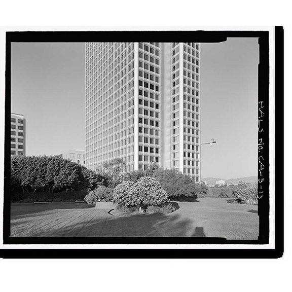 Historic Print, Kaiser Center, 300 Lakeside Drive, Oakland, Alameda County, CA - 13, 16" x 20"