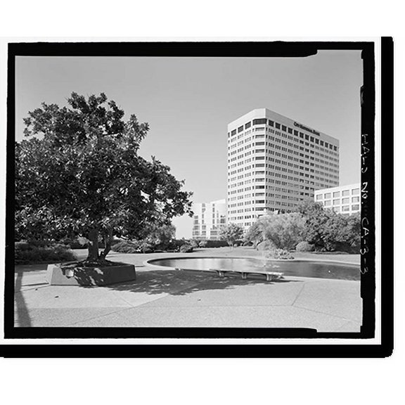 Historic Print, Kaiser Center, 300 Lakeside Drive, Oakland, Alameda County, CA - 3, 16" x 20"