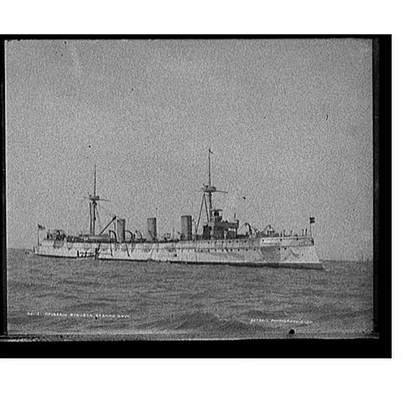 Historic Print, Kaiserin Augusta, German navy, 16" x 20"