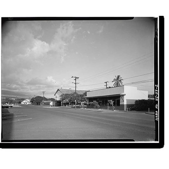 Historic Print, Kamoi Theater, Ala Malama Avenue & Kamoi Street, Kaunakakai, Maui County, HI - 2, 16" x 20"