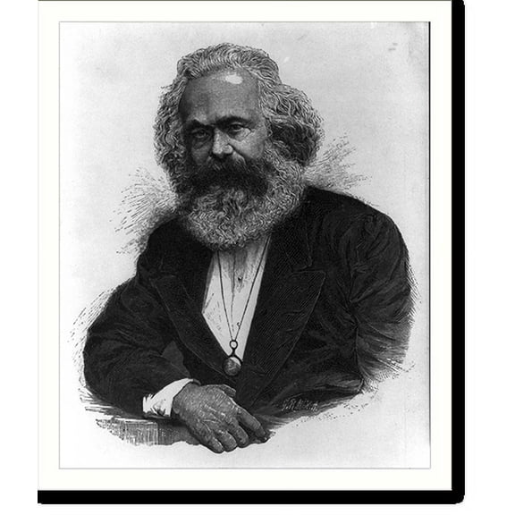 Historic Print, Karl Marx, 18" x 24"