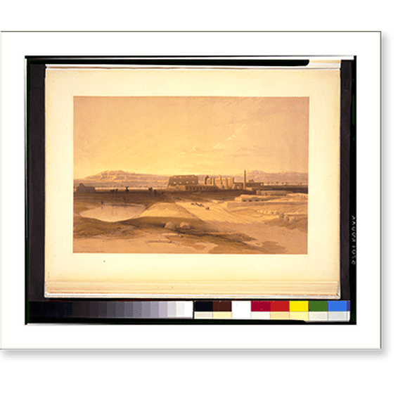 Historic Print, Karnak.David Roberts, R.A., 18" x 24"